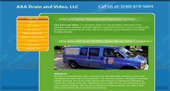 Desktop Screenshot of aaadrainandvideo.com